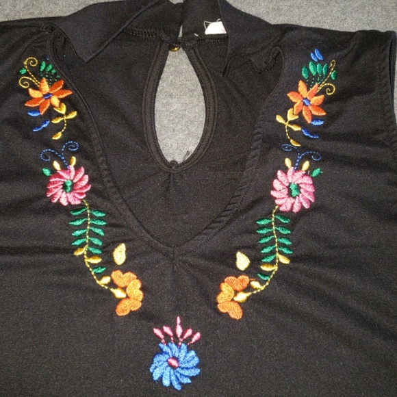 Agaci black bodysuit with floral print - Picture 2 of 5